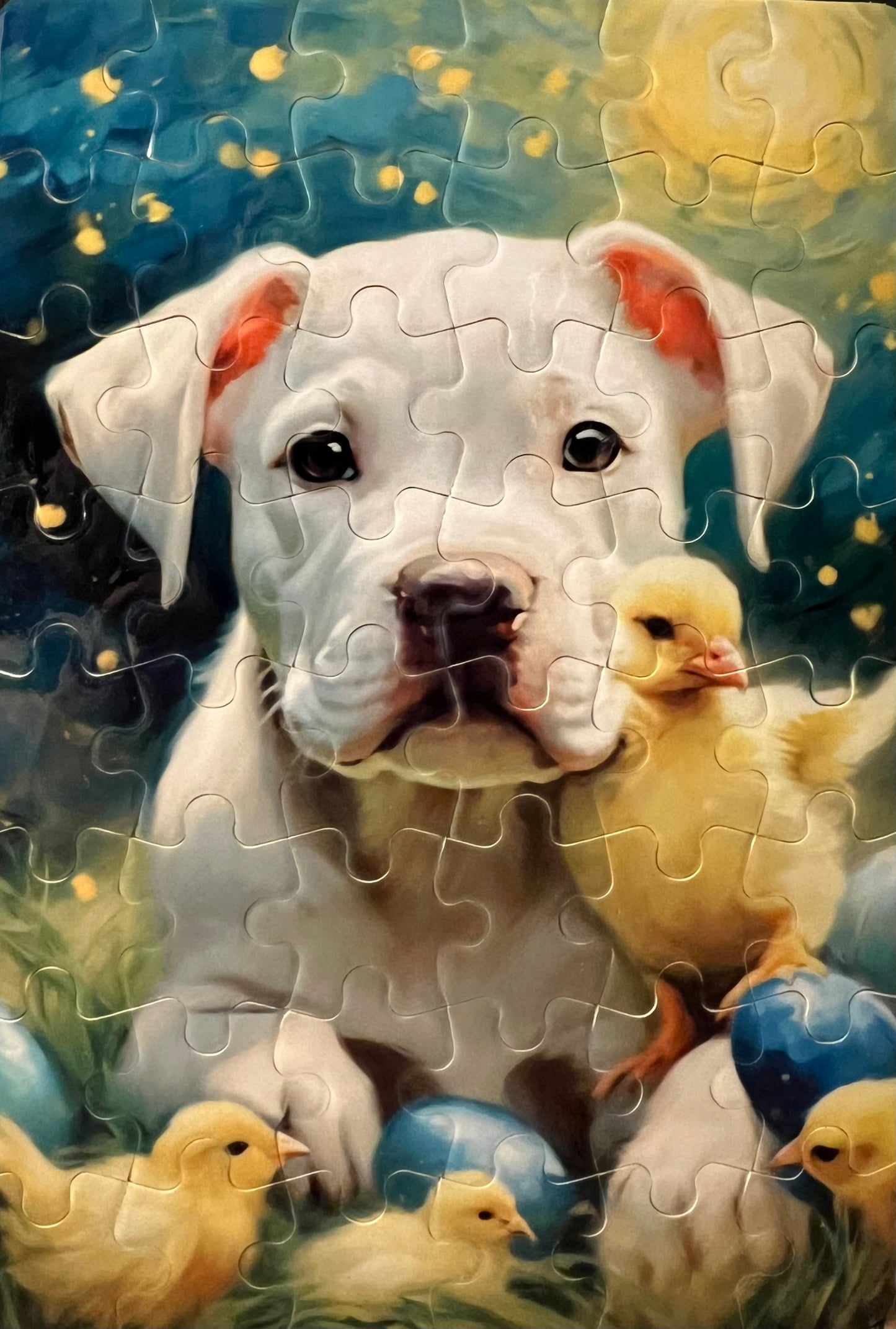 48 Piece A5 Handcrafted puzzle - An Easter puzzle